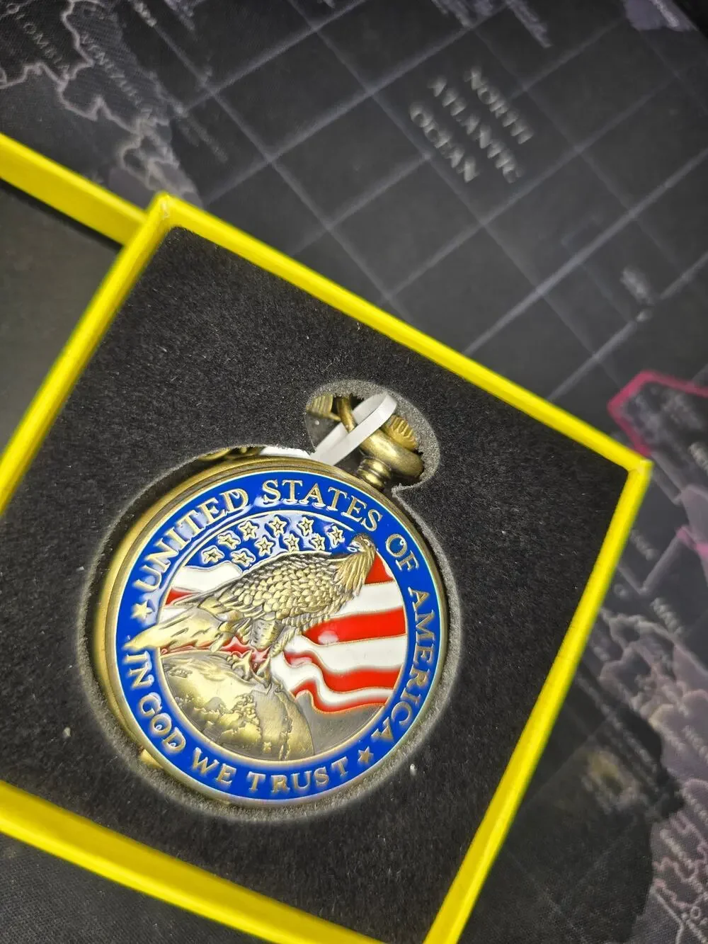 Invicta Vintage Americana Pocket Watch (Model 49008)